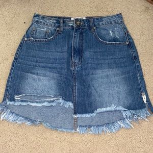 One Teaspoon denim skirt, size 26